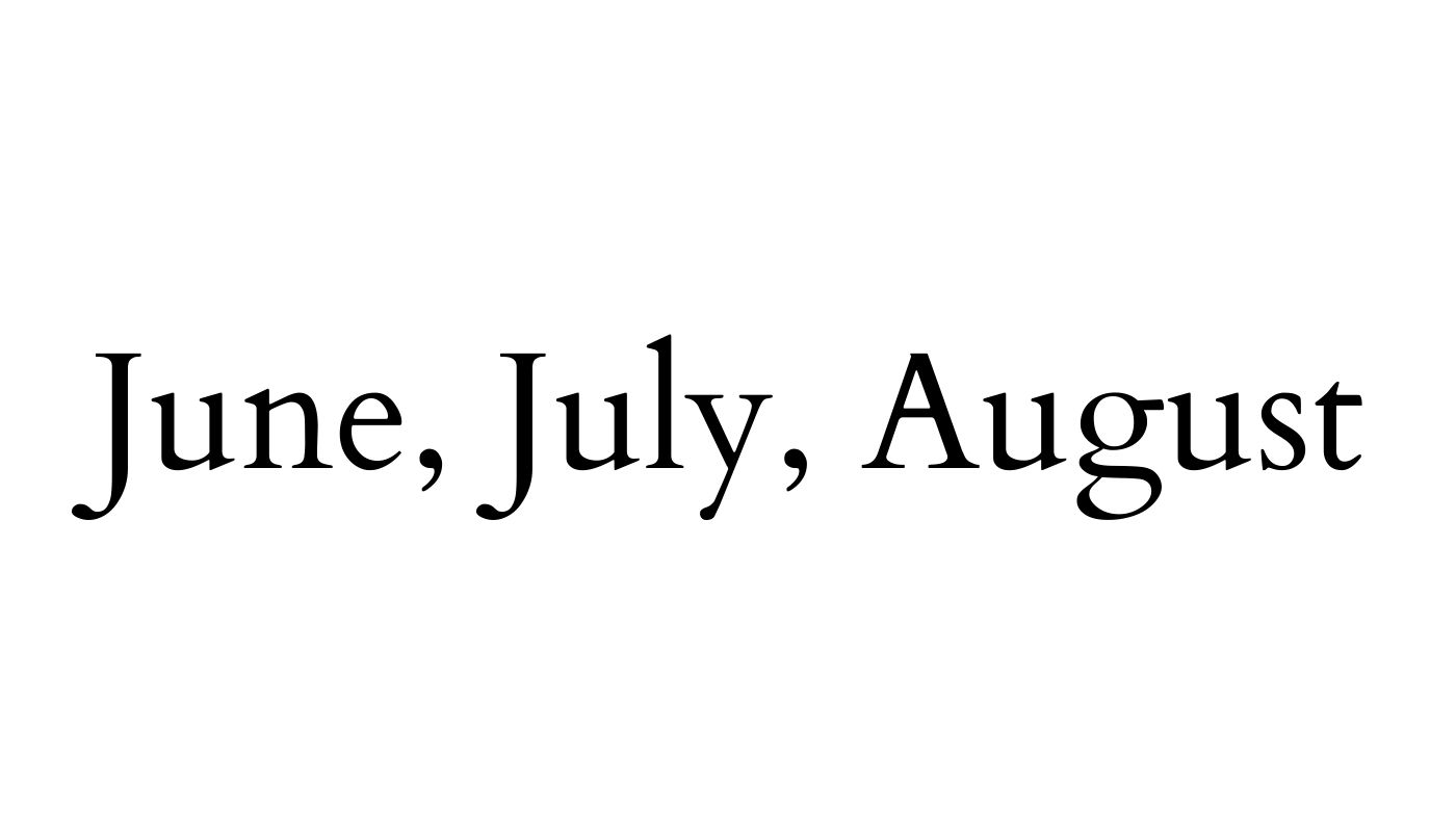 June July August (1982)