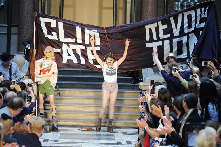 Vivienne Westwood Fashion Show Climate Revolution, 2013