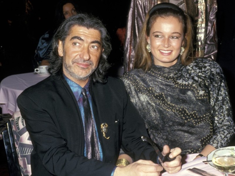 Roberto Cavalli con la moglie Eva Düringer nel 1987