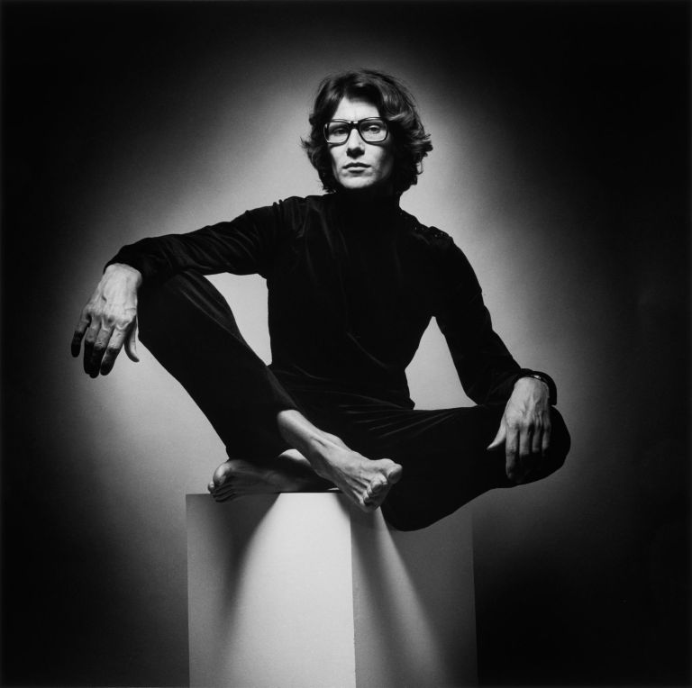 Yves Saint Laurent, scatto di Jeanloup Sieff, 1971