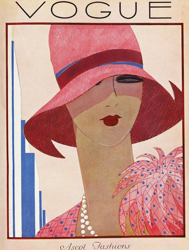 Vogue cover by Lepape, 1930