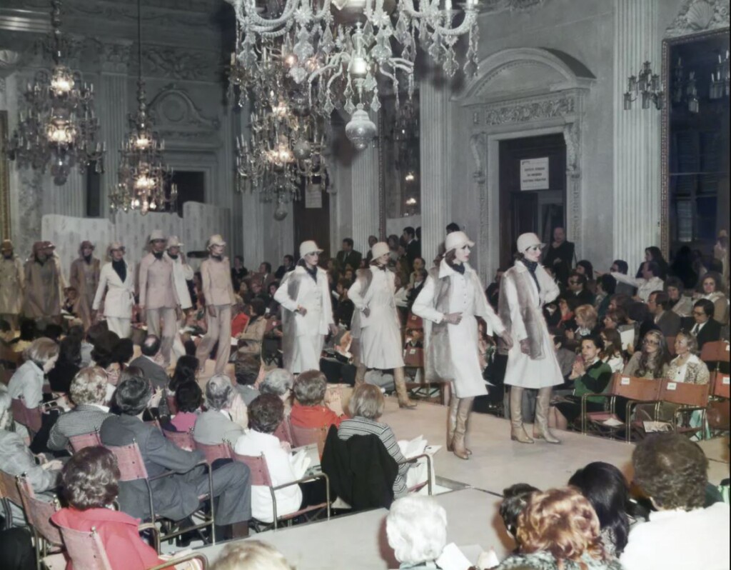 Sfilata Armani alla Sala Bianca, 1974