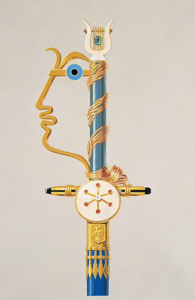 La spada di Cocteau progettata da Cartier