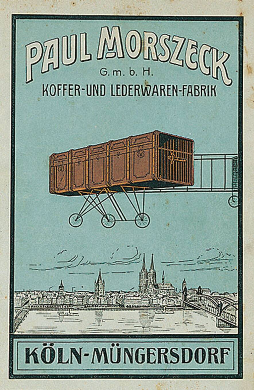 pubblicità storica di rimowa, inizio 1900